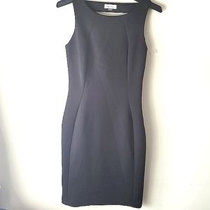 Little Black Dress Criss Cross Low Cut Back Size 4